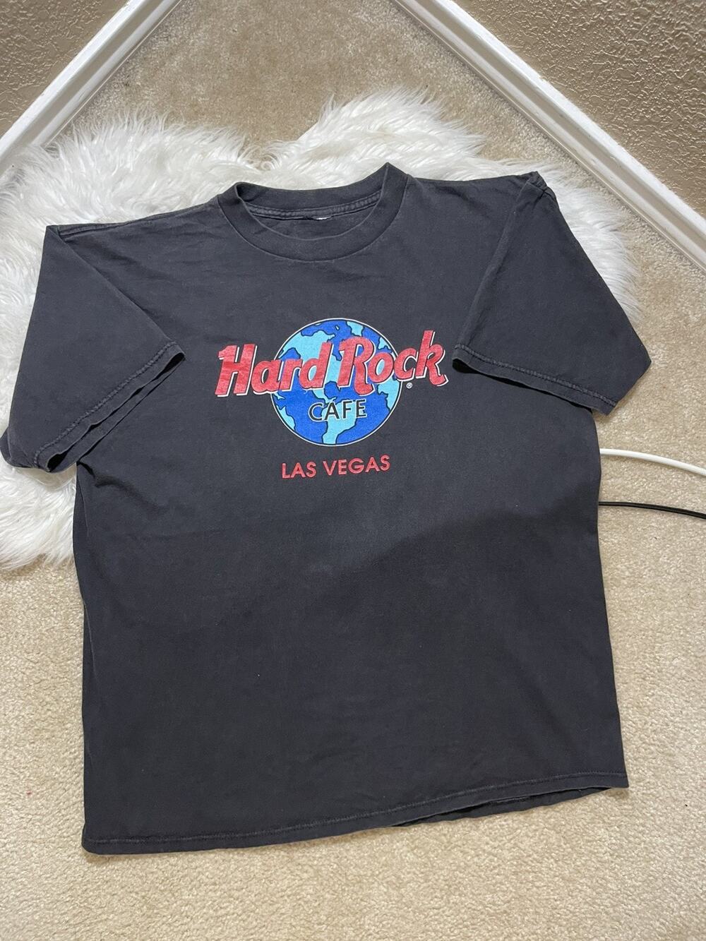 Vintage 90s Hard Rock Cafe Las Vegas Single Stitch T-Shirt Size XL USA Made
